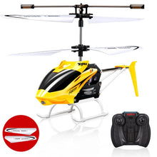 Load image into Gallery viewer, Syma Official W25 RC Helicopter 2 CH 2 Channel Mini RC Drone With Gyro Crash Resistant RC Toys For Boy Kids Gift Red Yellow