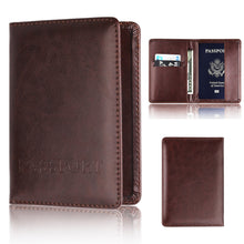 Load image into Gallery viewer, Card Holder Purse Multi-function Business Card Soft Passport Cover