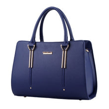 Load image into Gallery viewer, Women Bag Vintage Handbag Casual Tote Fashion Women Messenger Bags Shoulder Top-Handle Purse Wallet Leather 2019 New Black Blue