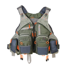 Load image into Gallery viewer, Outdoor Men&#39;s Fly Fishing Vest Adjustable Mesh Vest Mutiple Pocket