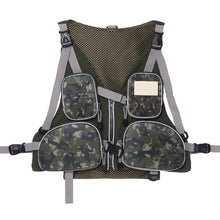 Load image into Gallery viewer, Outdoor Men&#39;s Fly Fishing Vest Adjustable Mesh Vest Mutiple Pocket