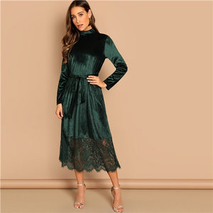 shein velvet dress Belle Sweetheart Neck Ruched Puff Sleeve Split Hem Bodycon Dresses | Shein Sxy Plunging