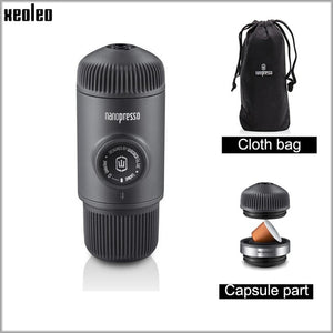 XEOLEO WACACO Nanopresso Coffee maker 18 Bar Portable Manual Coffee machine Outdoor Travel Hand press Powder/Capsule coffee 80ml