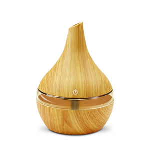 Electric Aroma Air Diffuser Wood Ultrasonic Air Humidifier Essential Oil Aromatherapy Cool Mist Maker