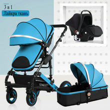 Load image into Gallery viewer, new baby trolley high landscape 3 to 1 baby stroller