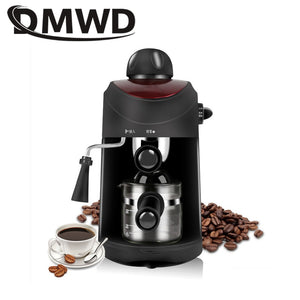 Espresso Coffee Maker  Steam Machine Automatic Cappuccino Pot