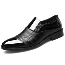 Load image into Gallery viewer, Business Oxford Leather Shoes Men Breathable Rubber Formal Dress Flats Footwear