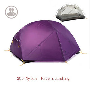 Camping Nylon Fabic Double Layer Waterproof Tent for 2 Persons NH17T007-M