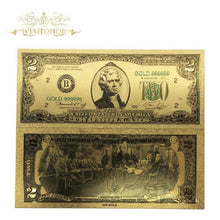 Load image into Gallery viewer, NFL Super Bowl Banknotes 100 Dollar Bills Banknote in 24K Gold Plated Paper Money For Gifts