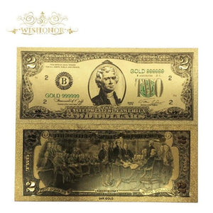 NFL Super Bowl Banknotes 100 Dollar Bills Banknote in 24K Gold Plated Paper Money For Gifts