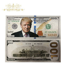 Load image into Gallery viewer, NFL Super Bowl Banknotes 100 Dollar Bills Banknote in 24K Gold Plated Paper Money For Gifts