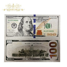 Load image into Gallery viewer, NFL Super Bowl Banknotes 100 Dollar Bills Banknote in 24K Gold Plated Paper Money For Gifts