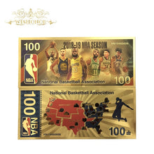 Load image into Gallery viewer, NFL Super Bowl Banknotes 100 Dollar Bills Banknote in 24K Gold Plated Paper Money For Gifts