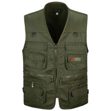 Load image into Gallery viewer, Men&#39;s Fishing Vest with Multi-Pocket Zip for Photography / Hunting / Travel Outdoor Sport