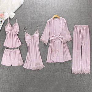 Women Pajamas 5 Pieces