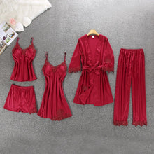 Load image into Gallery viewer, Women Pajamas 5 Pieces