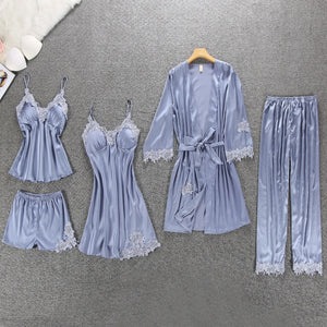 Women Pajamas 5 Pieces