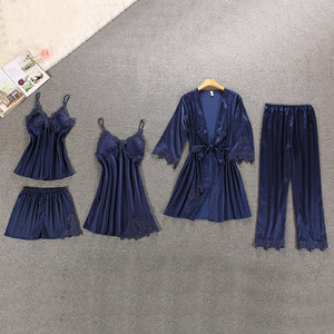 Women Pajamas 5 Pieces