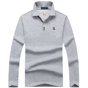 Men's Polo Casual Long Sleeve Shirts