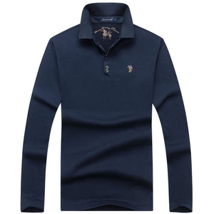 Men's Polo Casual Long Sleeve Shirts