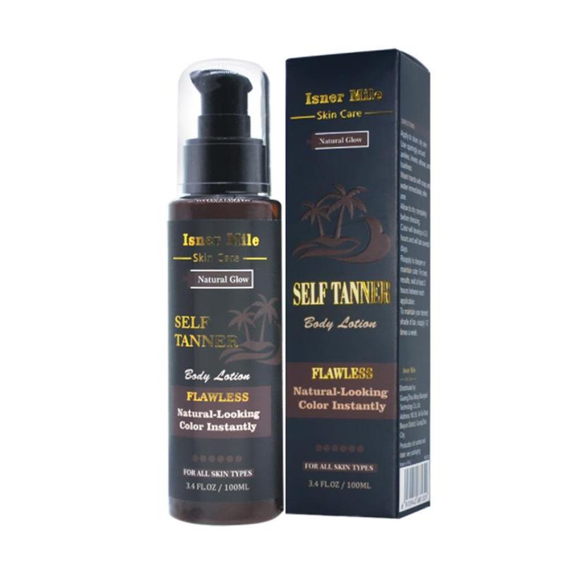 Suntan Cream Color Stay Bronze Self Sun Tan Tanning Cream for Day Tanning Sun Block Makeup Foundation Tanner Lotion 100ml